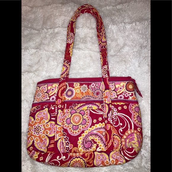 Vera Bradley Handbags - Vera Bradley Raspberry Fizz Tote
